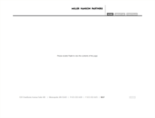 Tablet Screenshot of millerhanson.com
